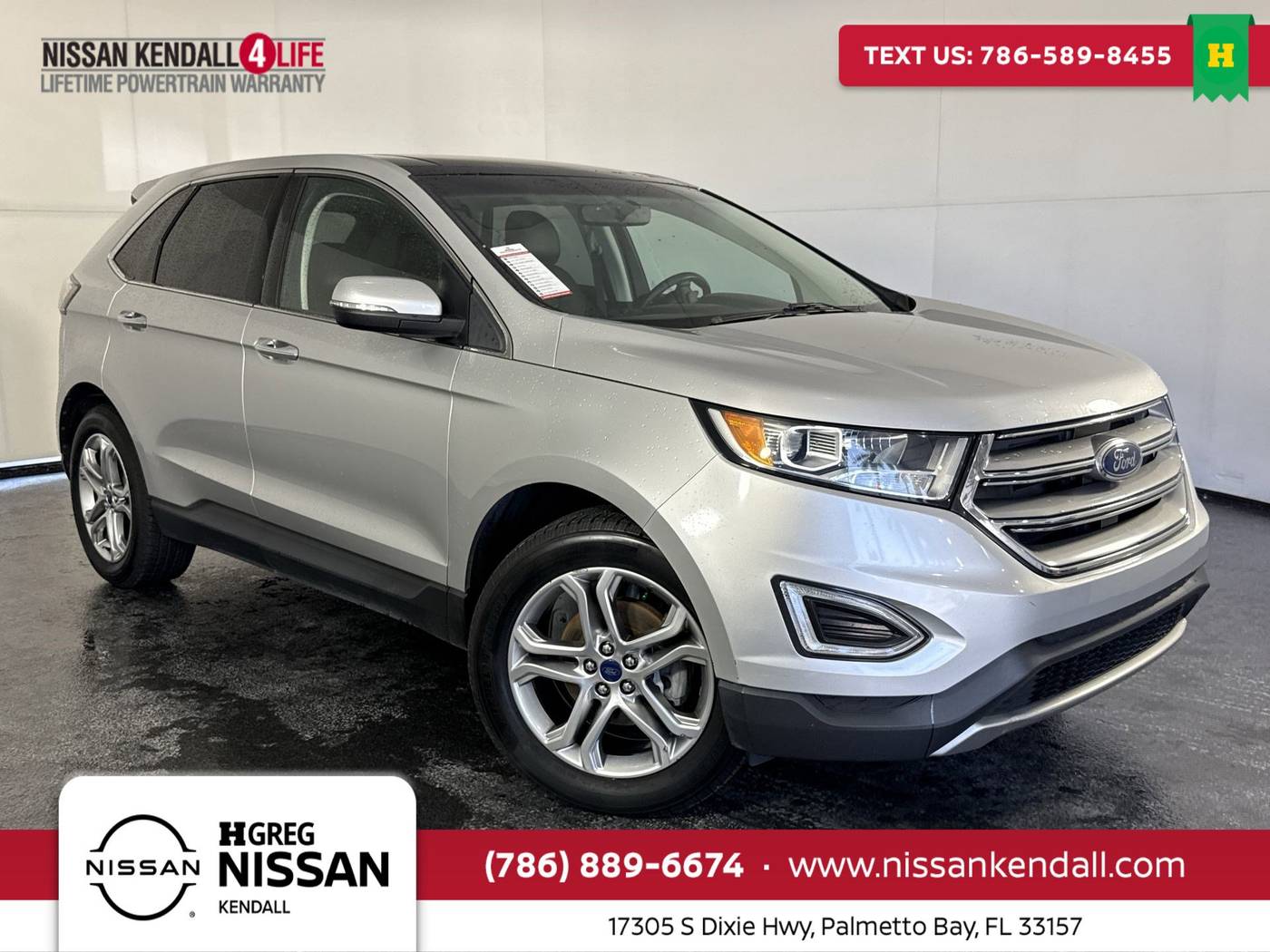 2017 Ford Edge Titanium — SUV — 70,704 mi — Palmetto Bay, FL