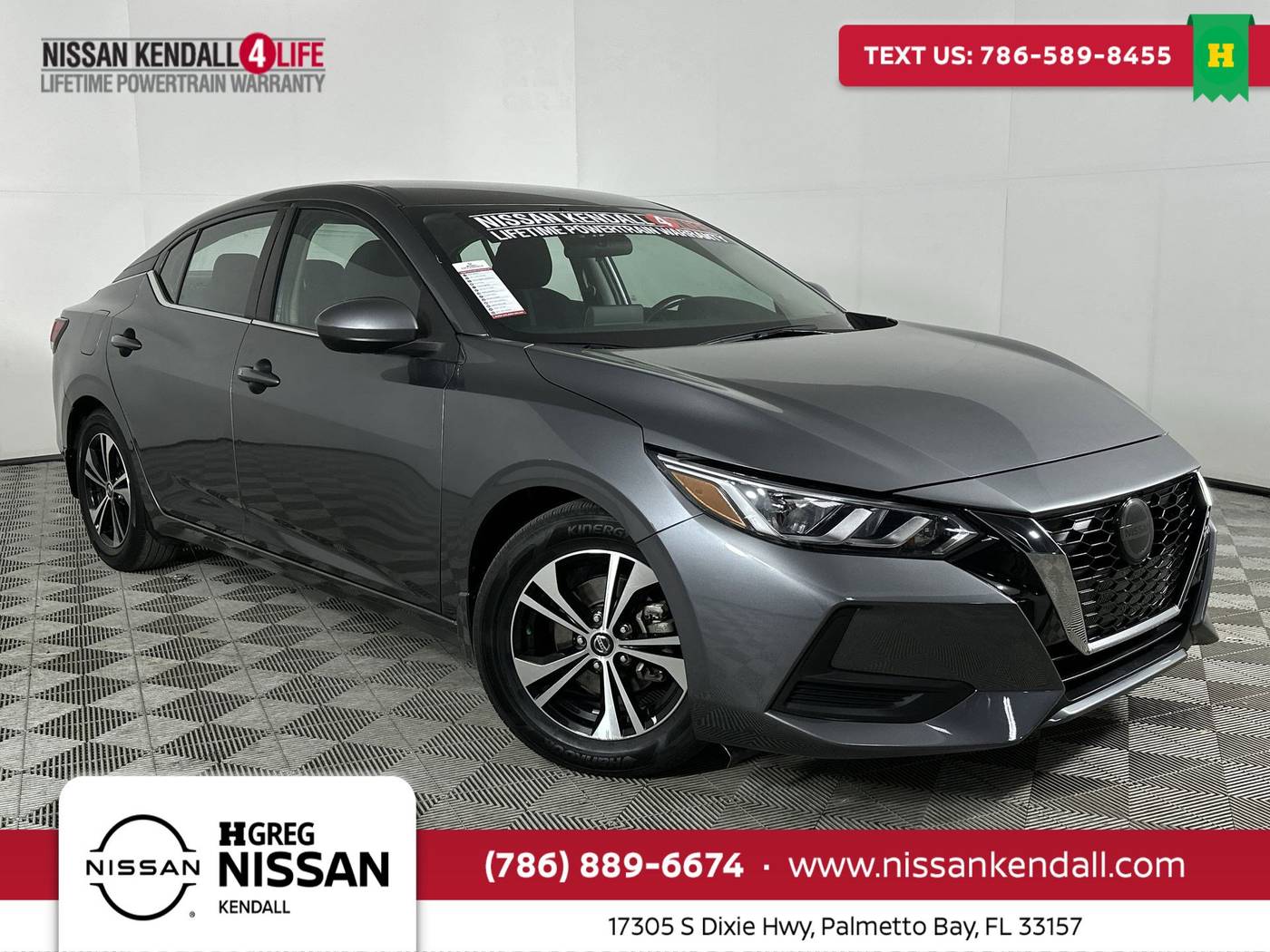 2021 Nissan Sentra SV — Sedan — 56,041 mi — Palmetto Bay, FL