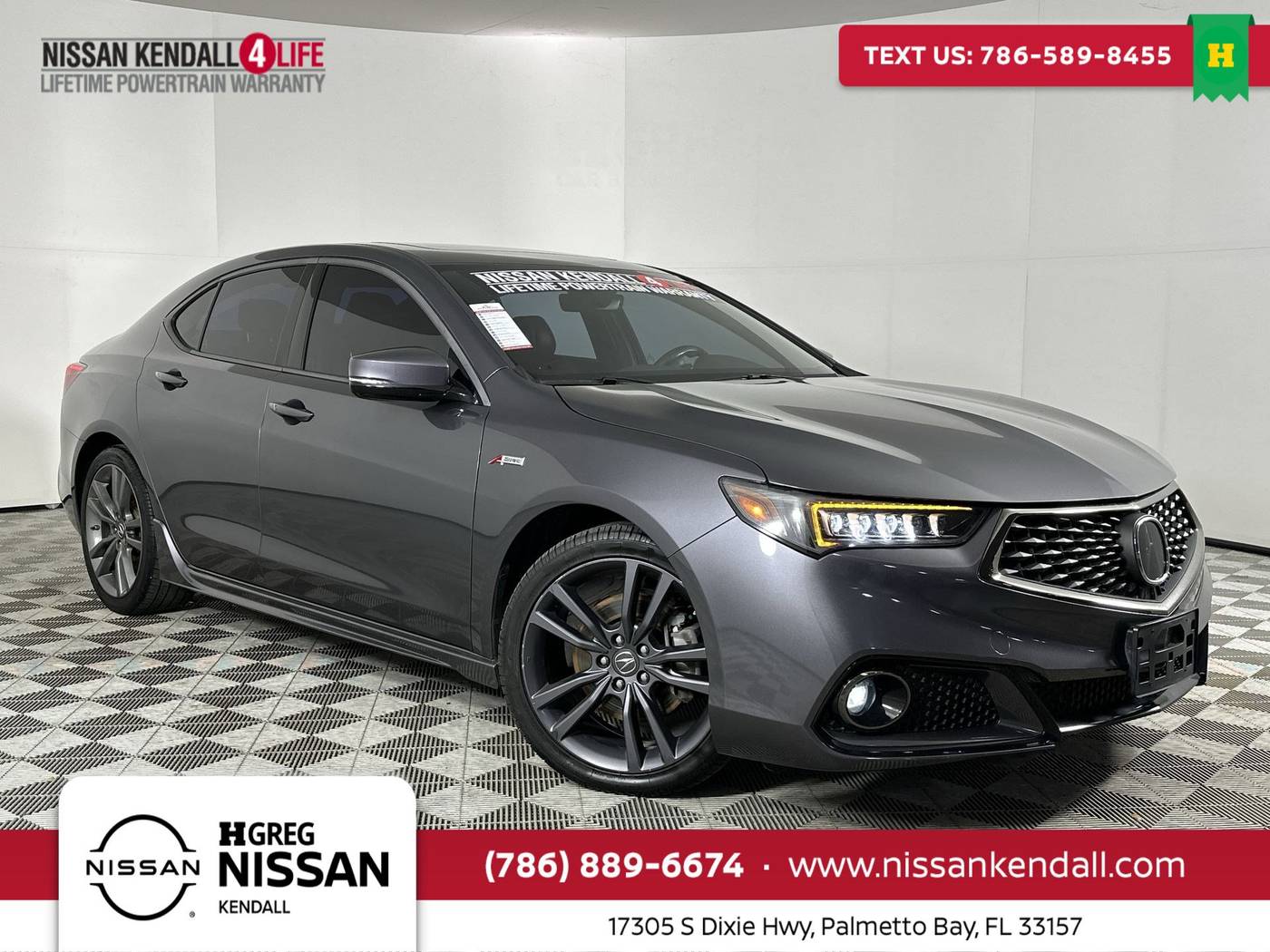 2018 Acura TLX A-Spec Package — Sedan — 67,907 mi — Palmetto Bay, FL