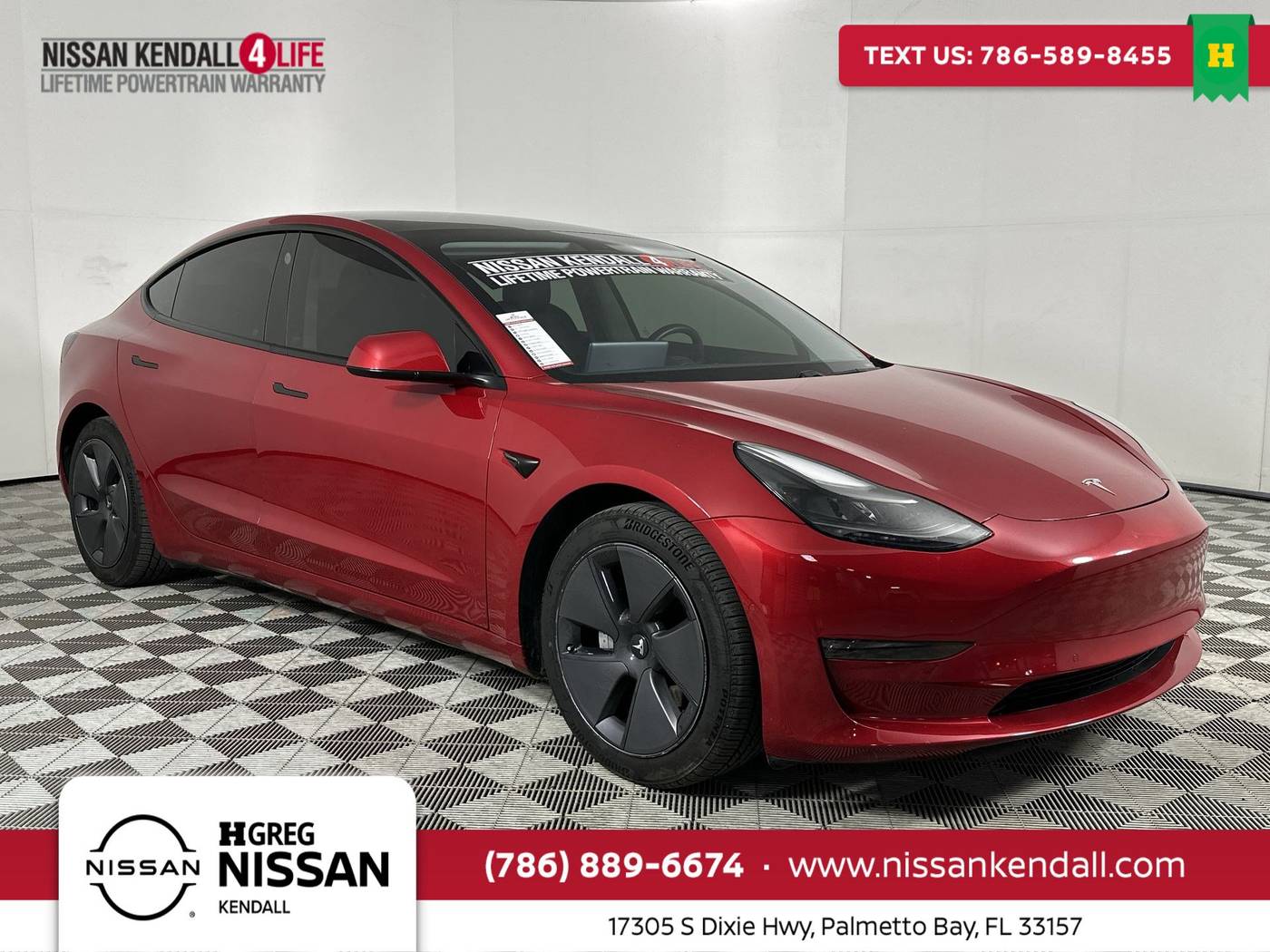 2021 Tesla Model 3 Long Range — Sedan — 44,466 mi — Palmetto Bay, FL
