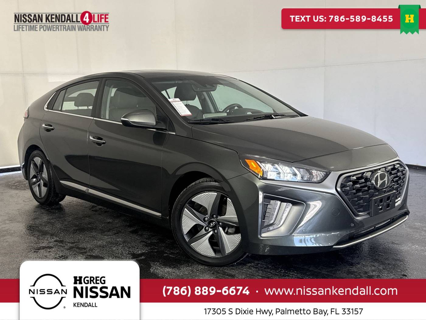 2022 Hyundai Ioniq Hybrid Limited — Hatchback — 58,198 mi — Palmetto Bay, FL