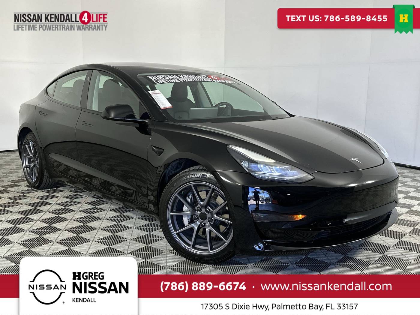 2022 Tesla Model 3 Standard Range Plus — Sedan — 44,152 mi — Palmetto Bay, FL