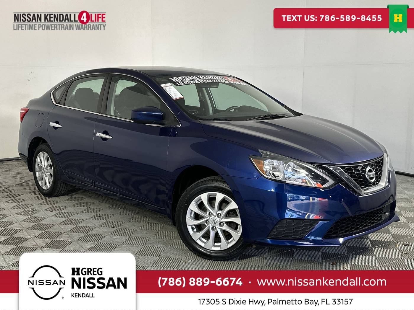 2019 Nissan Sentra SV — Sedan — 66,192 mi — Palmetto Bay, FL
