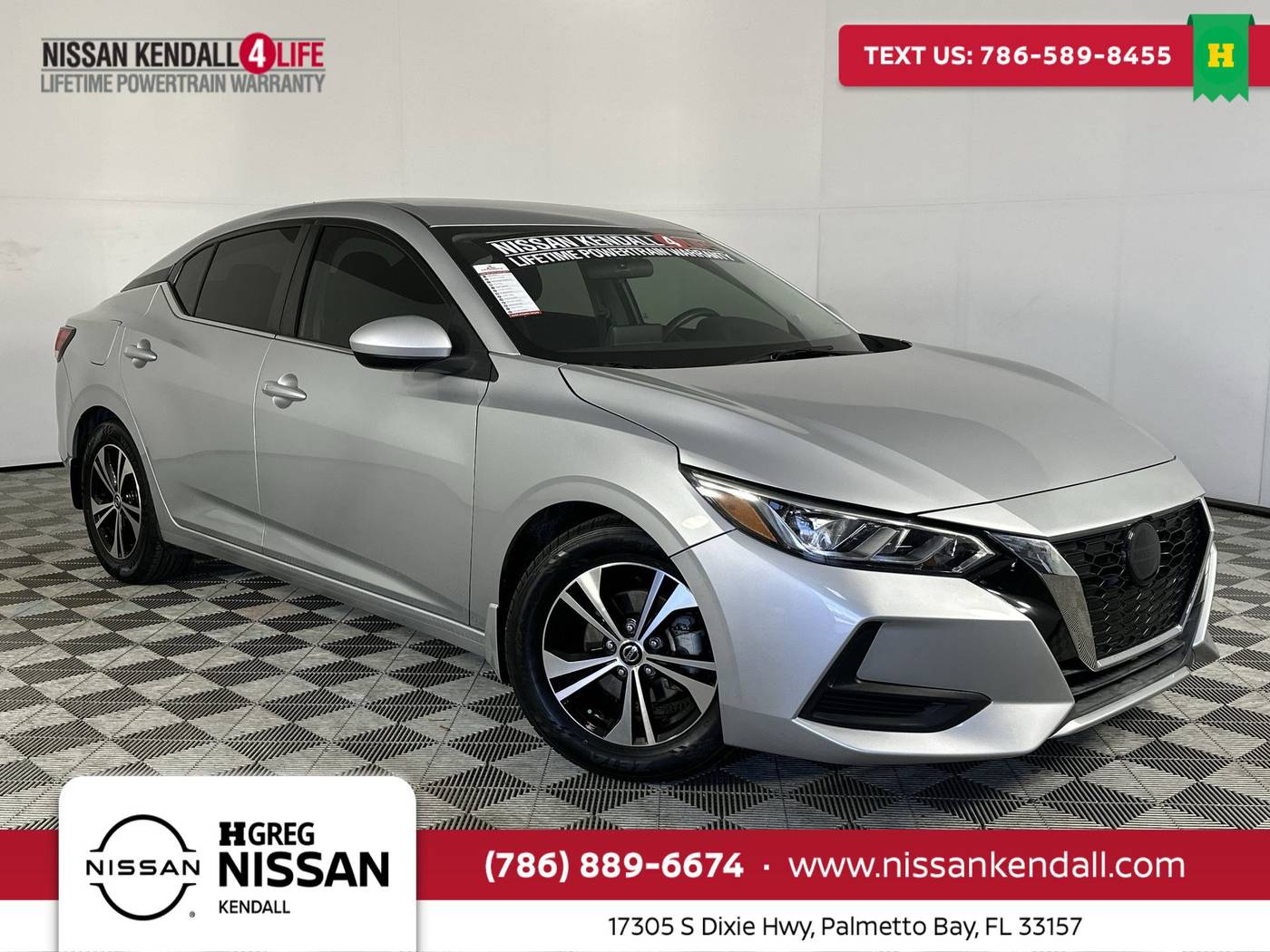 2021 Nissan Sentra SV — Sedan — 55,643 mi — Palmetto Bay, FL