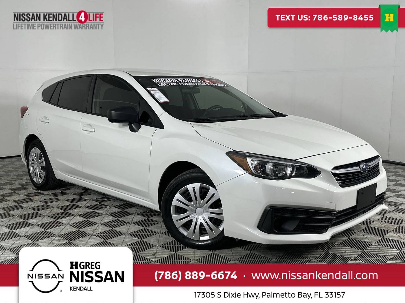 2021 Subaru Impreza 2.0i — Hatchback — 51,377 mi — Palmetto Bay, FL