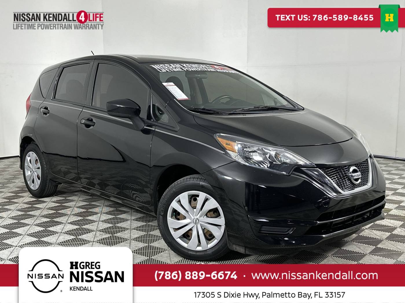 2019 Nissan Versa SV — Hatchback — 72,627 mi — Palmetto Bay, FL