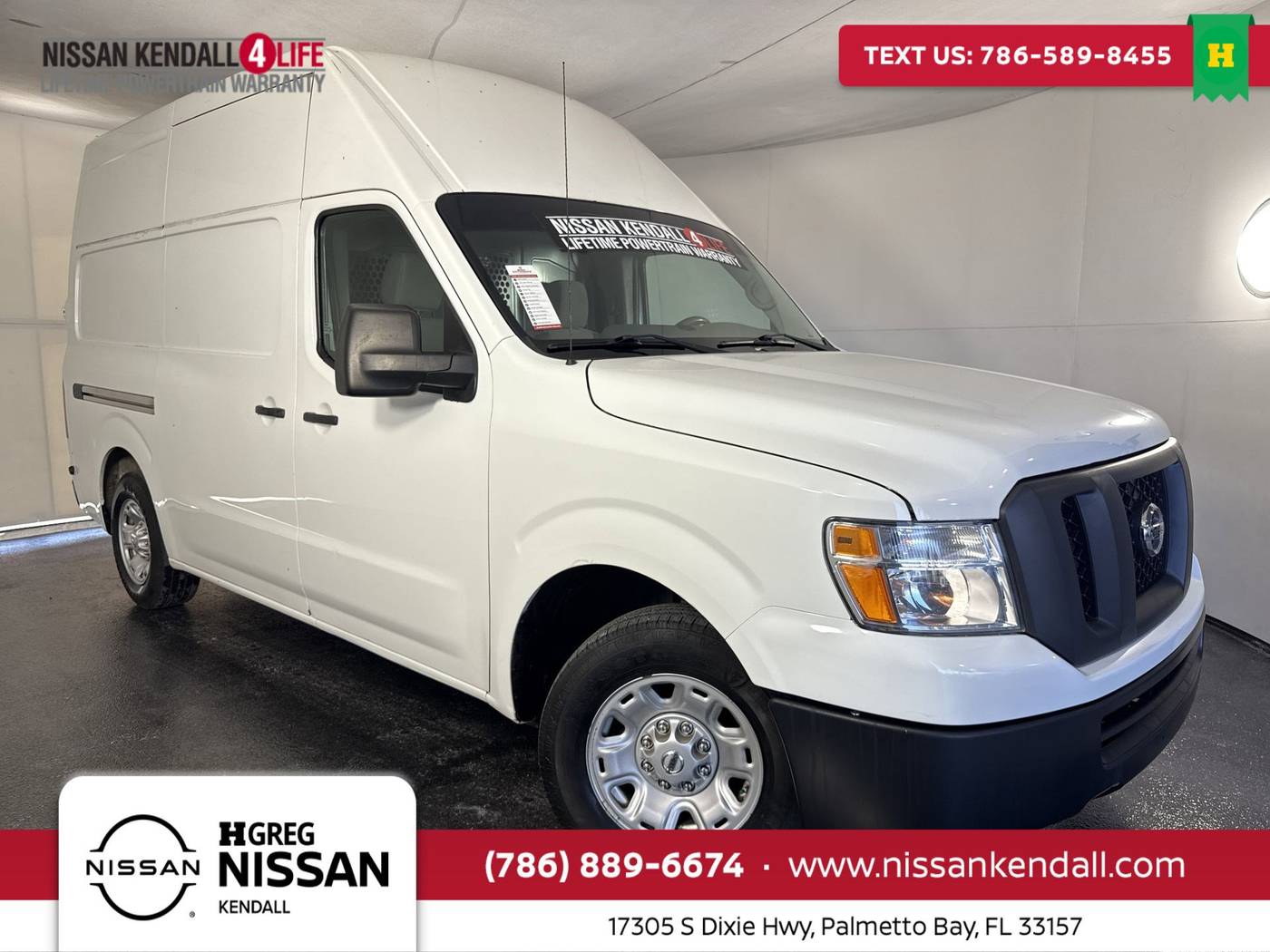 2020 Nissan NV Cargo NV2500 HD SV — Cargo Van — 87,619 mi — Palmetto Bay, FL