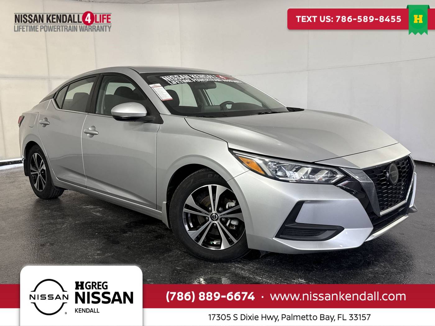 2020 Nissan Sentra SV — Sedan — 42,368 mi — Palmetto Bay, FL