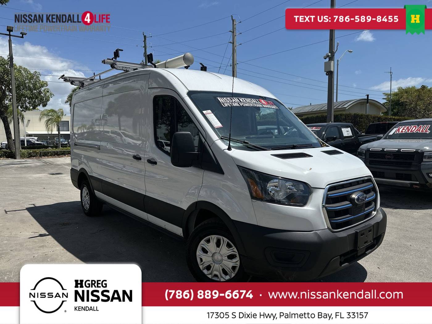 2022 Ford E-Transit Cargo Van T-350 — Cargo Van — 10,104 mi — Palmetto Bay, FL