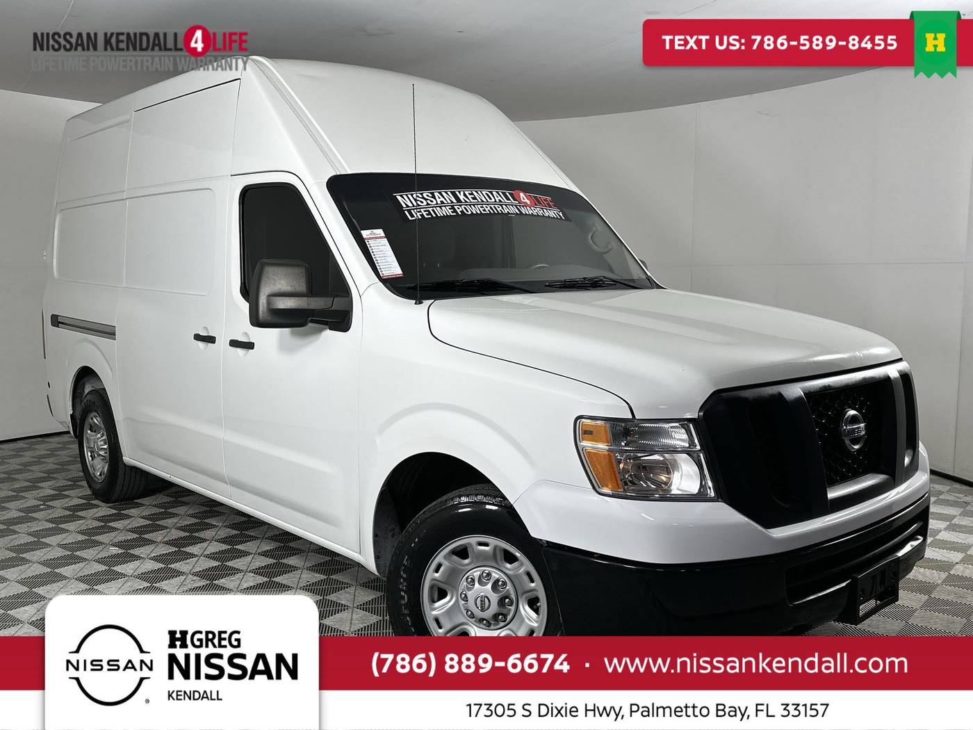 2019 Nissan NV Cargo NV2500 HD SV — Cargo Van — 80,230 mi — Palmetto Bay, FL