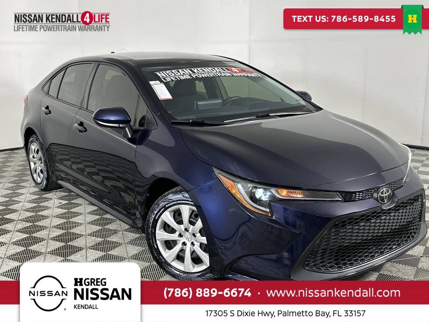 2021 Toyota Corolla LE — Sedan — 48,739 mi — Palmetto Bay, FL