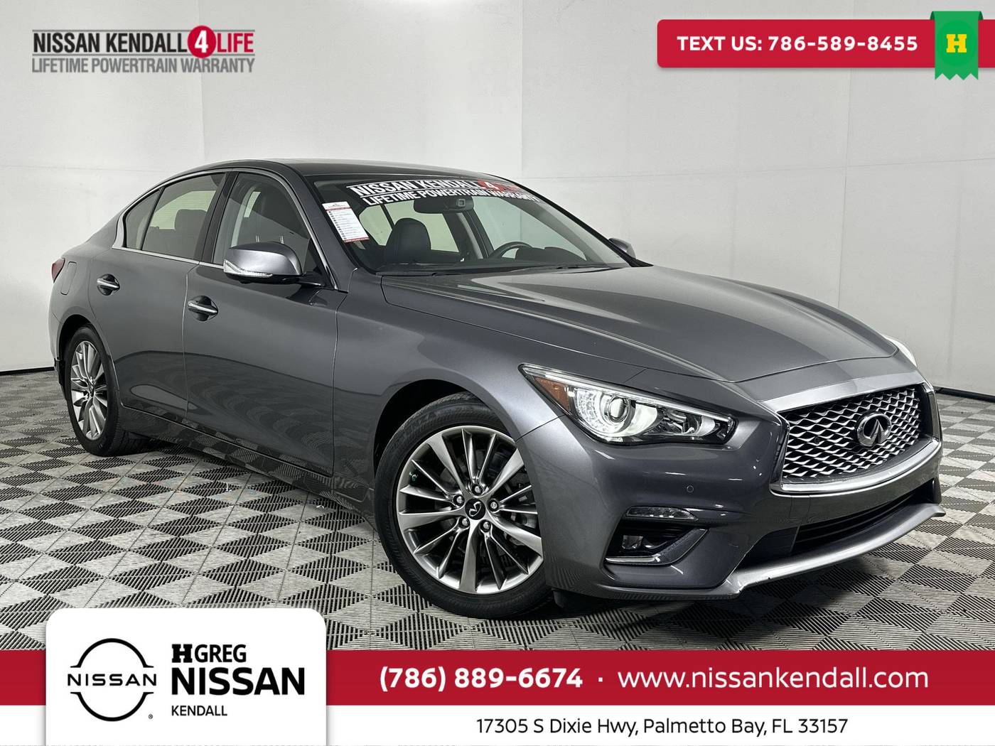 2022 INFINITI Q50 LUXE — Sedan — 18,663 mi — Palmetto Bay, FL