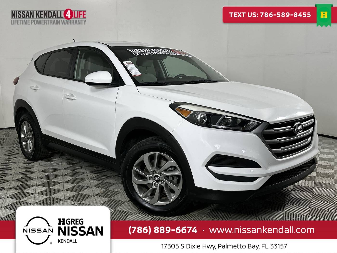 2018 Hyundai Tucson SE — SUV — 60,817 mi — Palmetto Bay, FL
