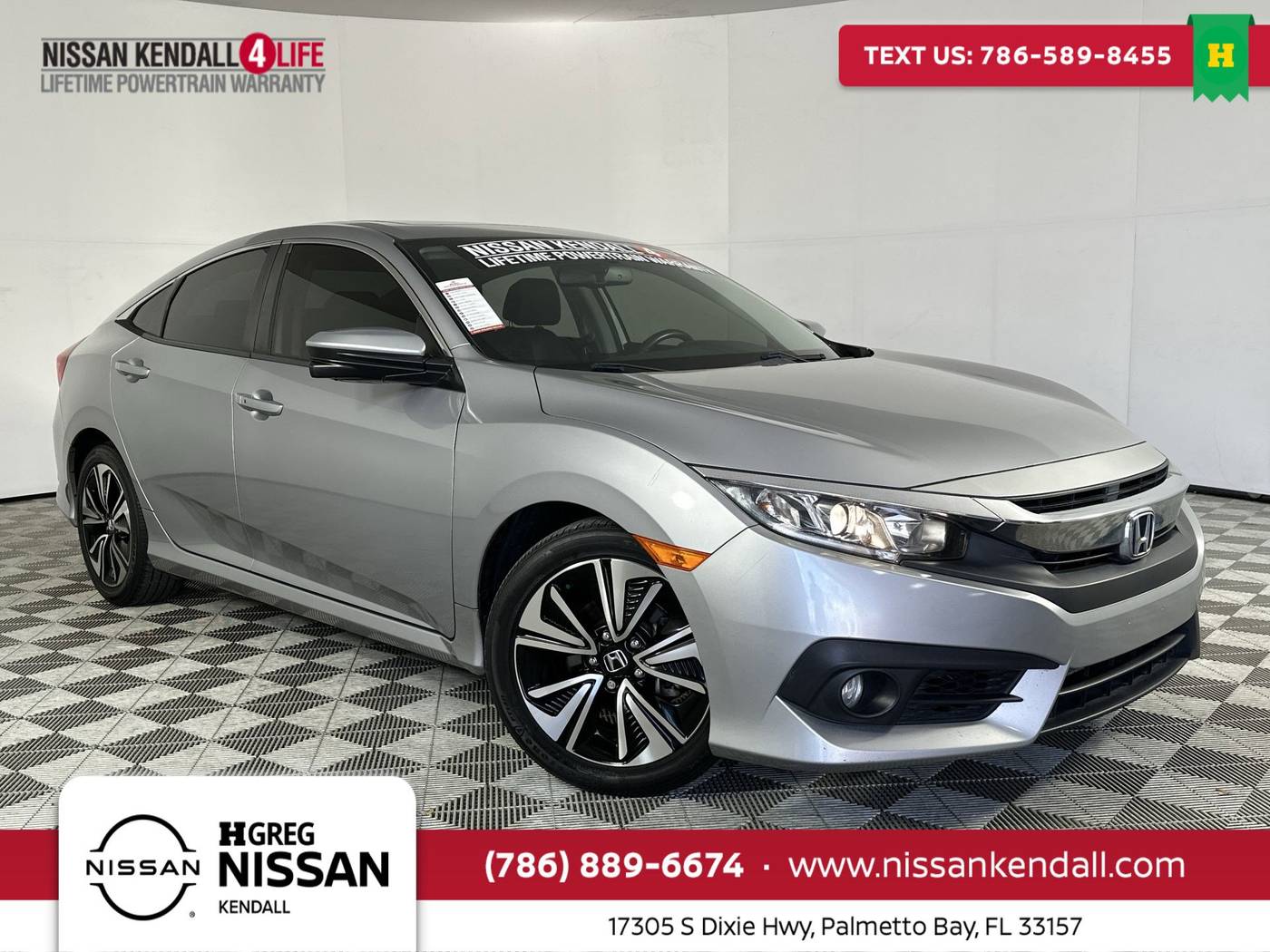 2018 Honda Civic EX-L — Sedan — 79,472 mi — Palmetto Bay, FL