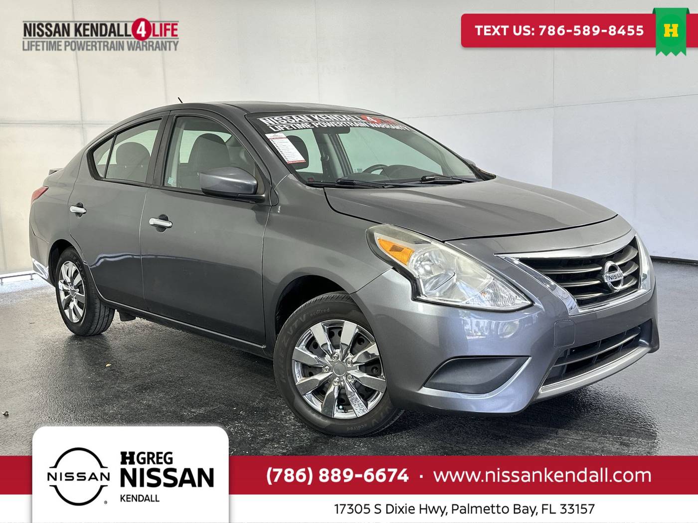 2019 Nissan Versa SV — Sedan — 76,864 mi — Palmetto Bay, FL