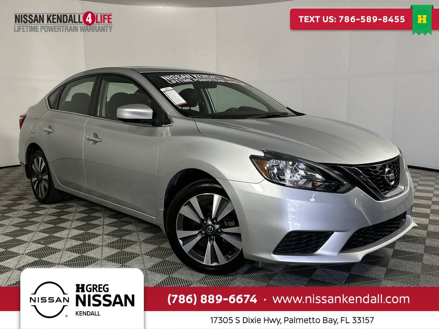 2019 Nissan Sentra SV — Sedan — 62,456 mi — Palmetto Bay, FL