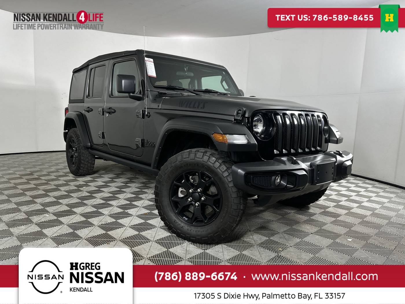 2022 Jeep Wrangler Willys Sport — SUV — 46,842 mi — Palmetto Bay, FL