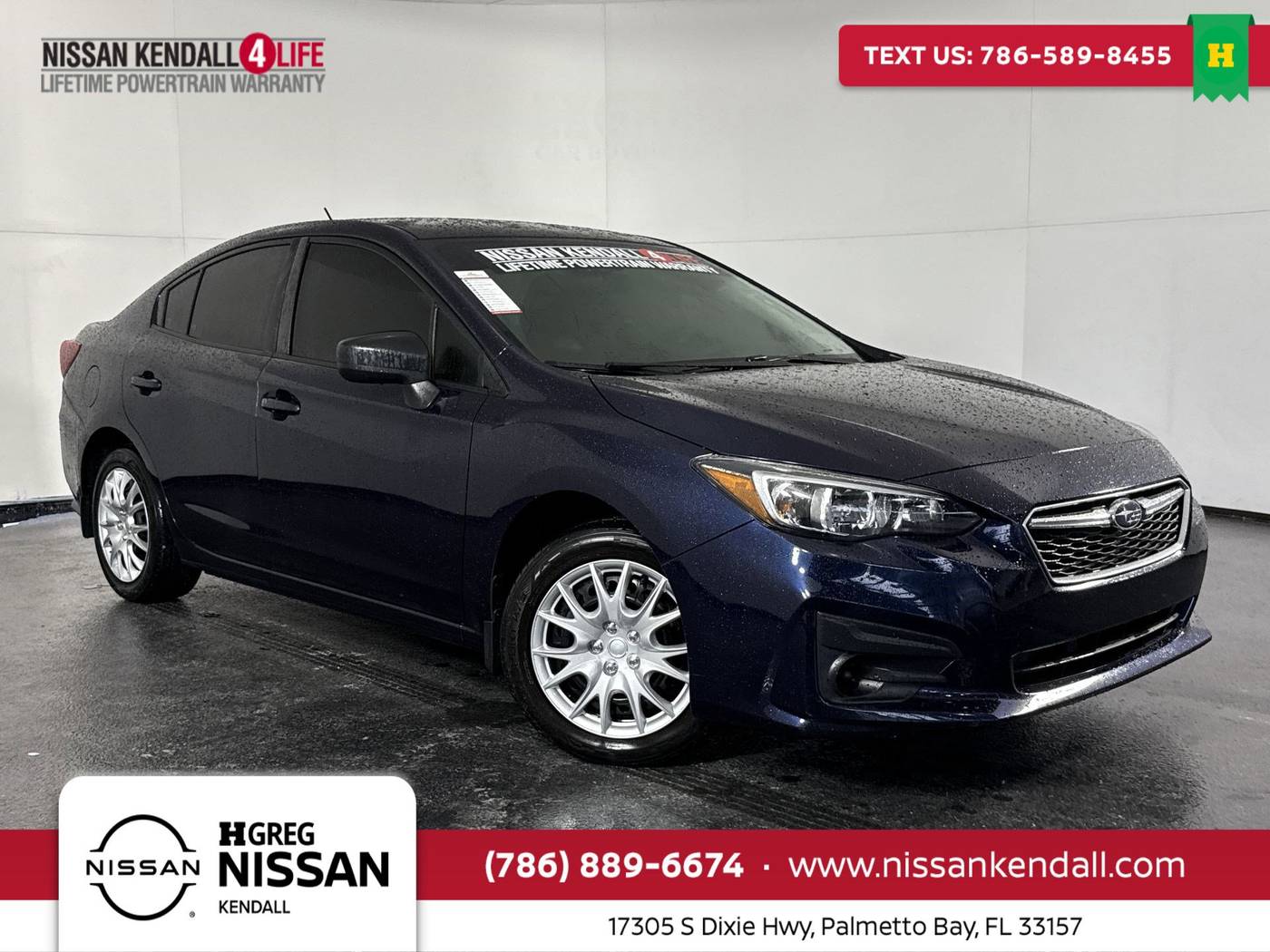 2019 Subaru Impreza 2.0i — Sedan — 67,313 mi — Palmetto Bay, FL