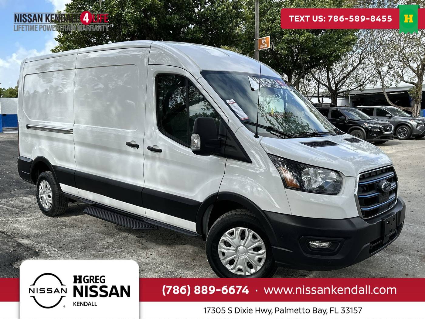2022 Ford E-Transit Cargo Van T-350 — Cargo Van — 26,035 mi — Palmetto Bay, FL