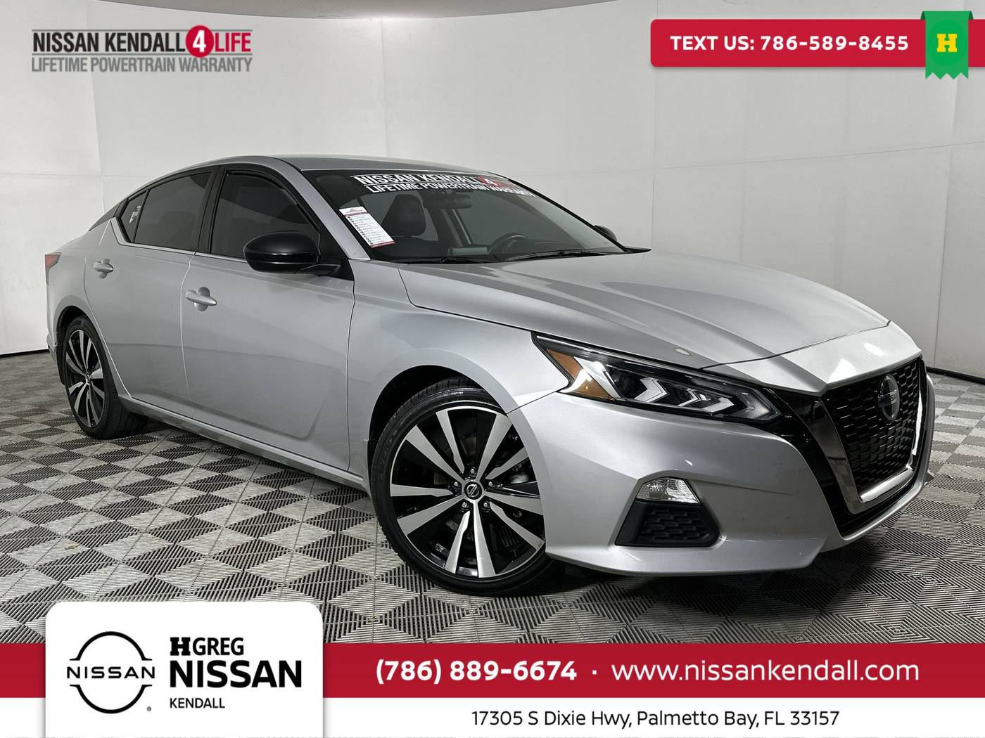 2021 Nissan Altima SR — Sedan — 77,221 mi — Palmetto Bay, FL