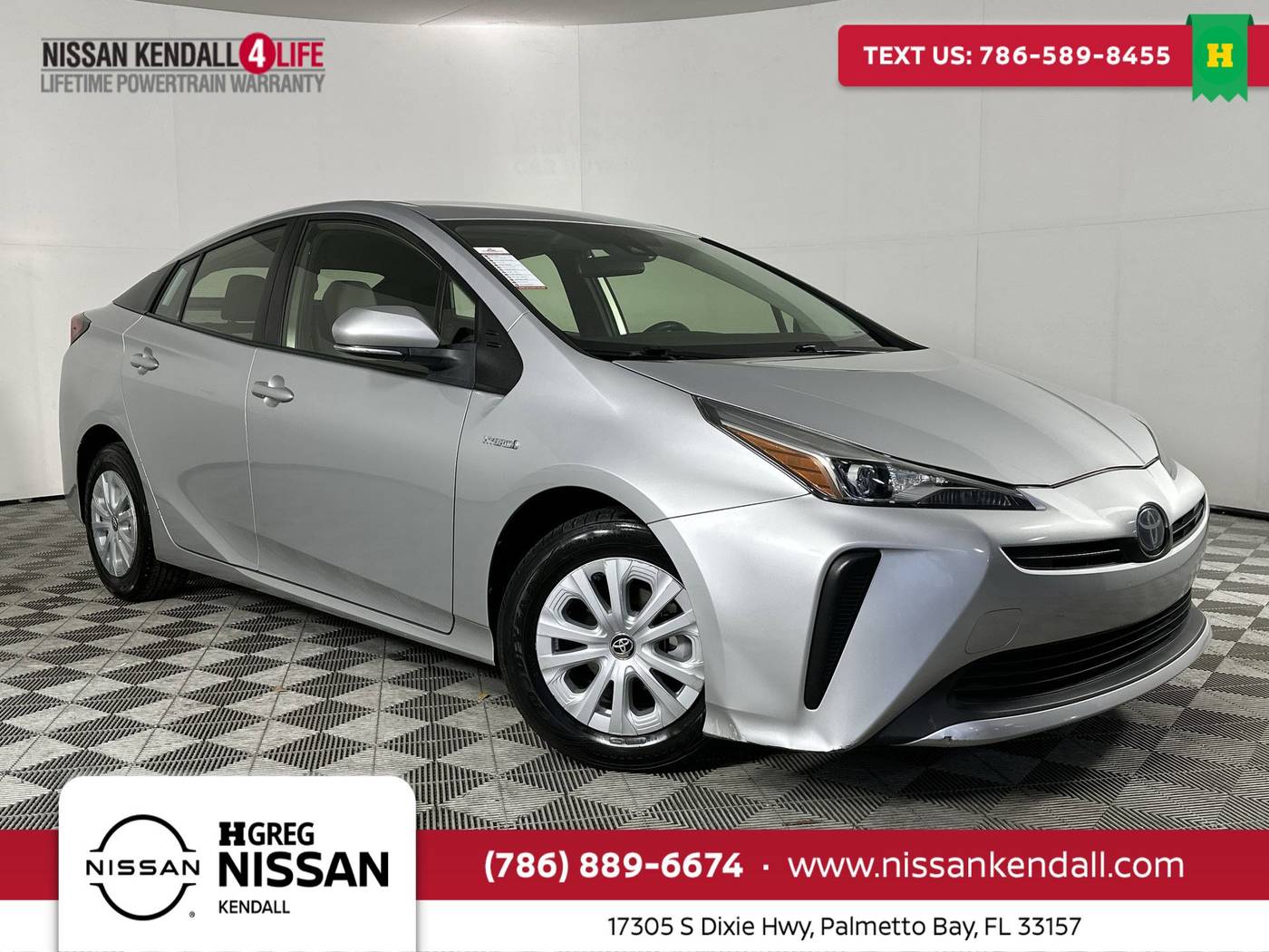 2019 Toyota Prius L Eco — Hatchback — 42,796 mi — Palmetto Bay, FL