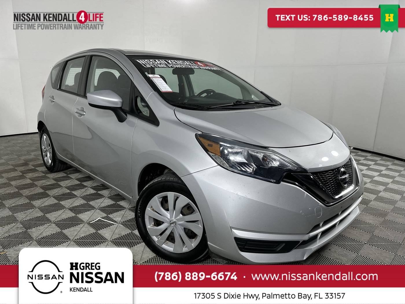 2019 Nissan Versa SV — Hatchback — 71,863 mi — Palmetto Bay, FL