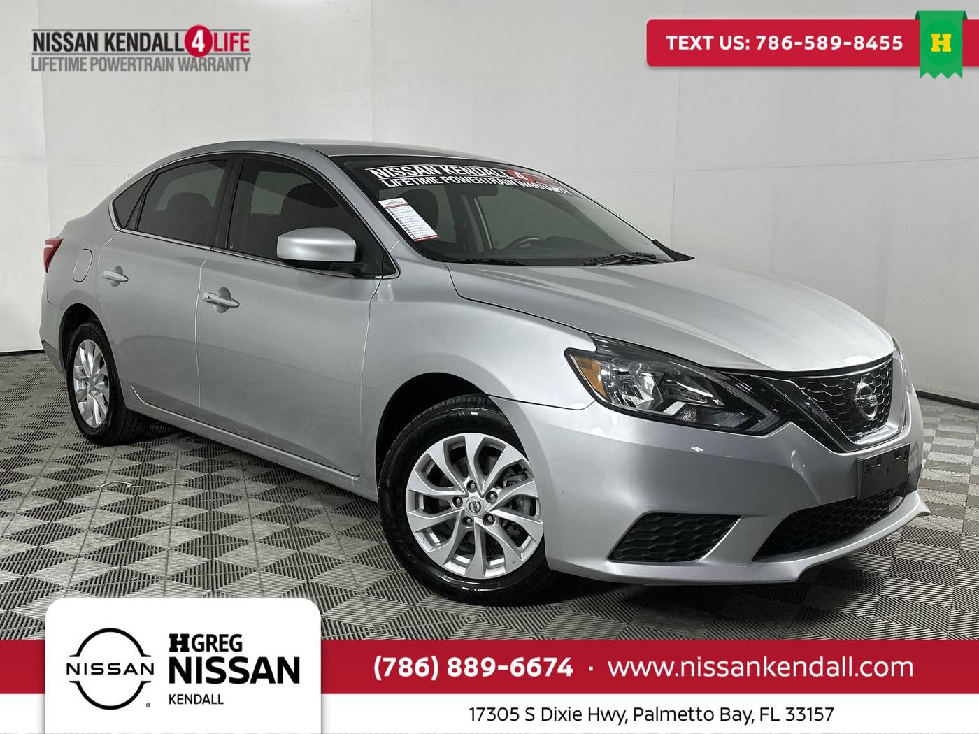 2019 Nissan Sentra SV — Sedan — 79,022 mi — Palmetto Bay, FL