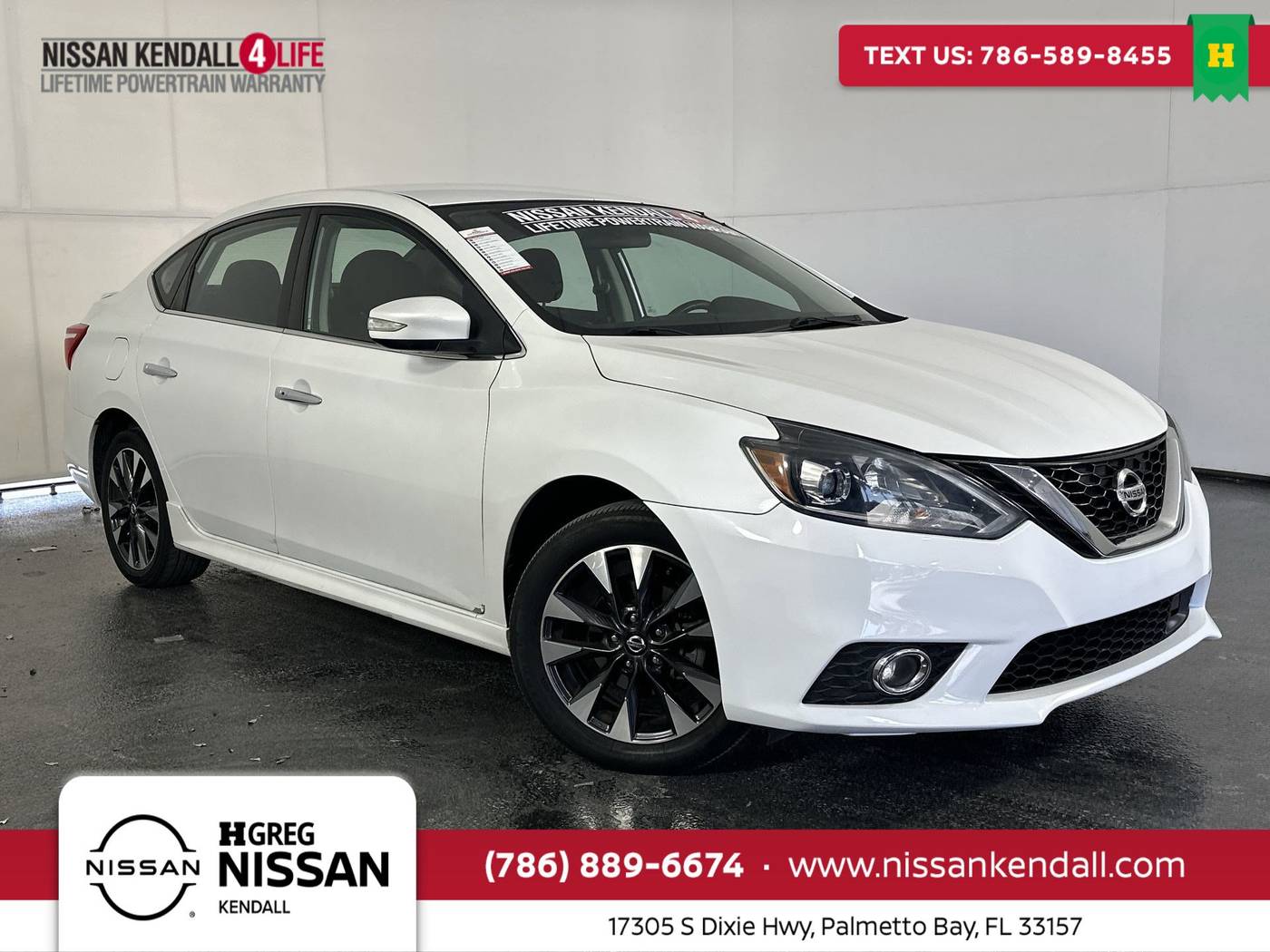 2018 Nissan Sentra SR — Sedan — 70,841 mi — Palmetto Bay, FL