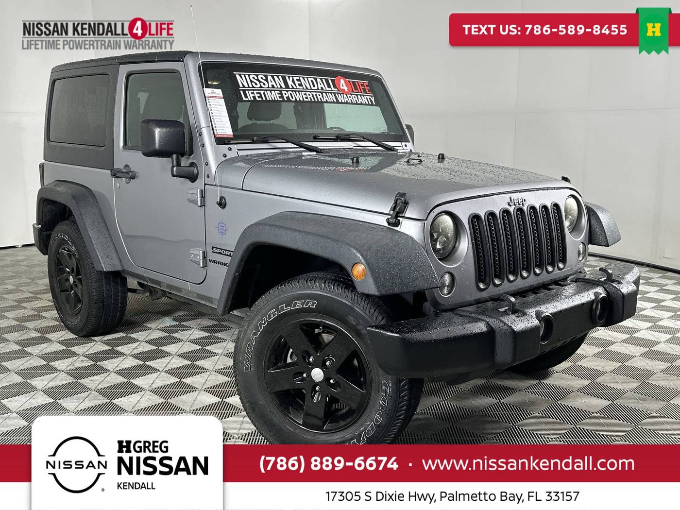 2017 Jeep Wrangler Sport — SUV — 74,012 mi — Palmetto Bay, FL