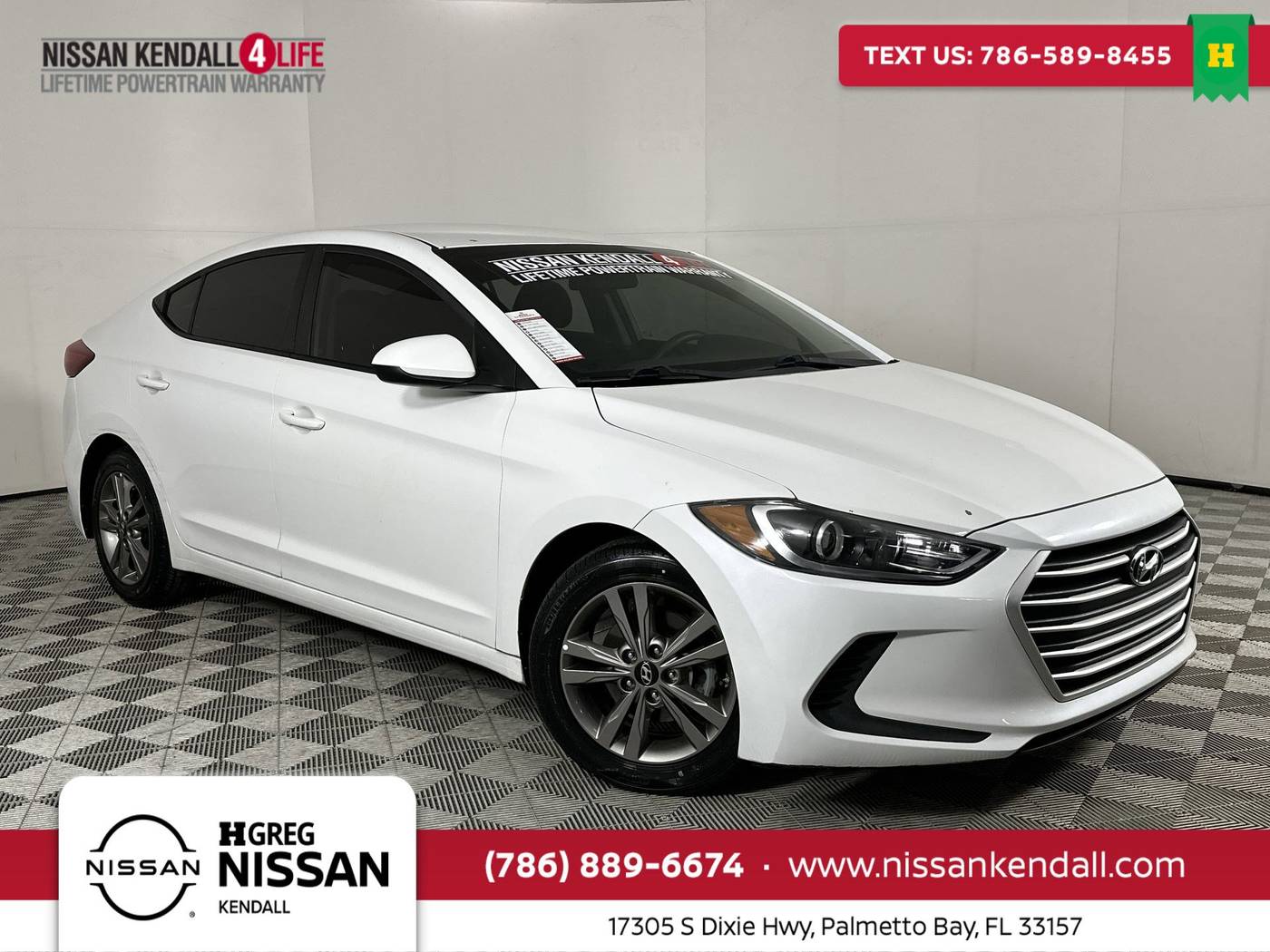 2018 Hyundai Elantra SEL — Sedan — 61,779 mi — Palmetto Bay, FL