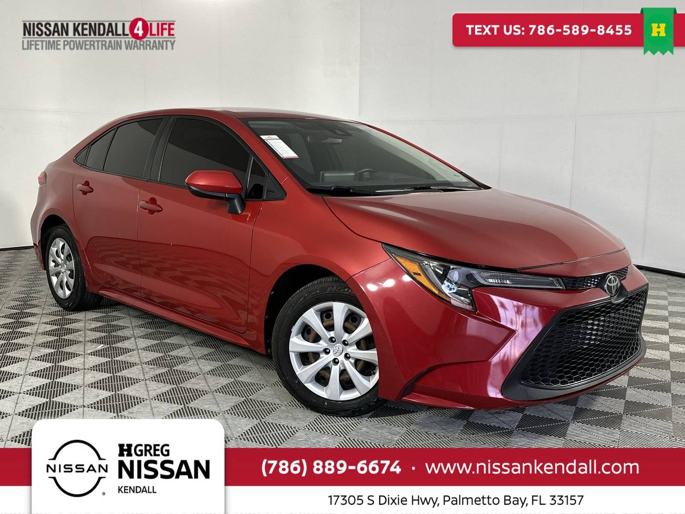 2021 Toyota Corolla LE — Sedan — 34,757 mi — Palmetto Bay, FL