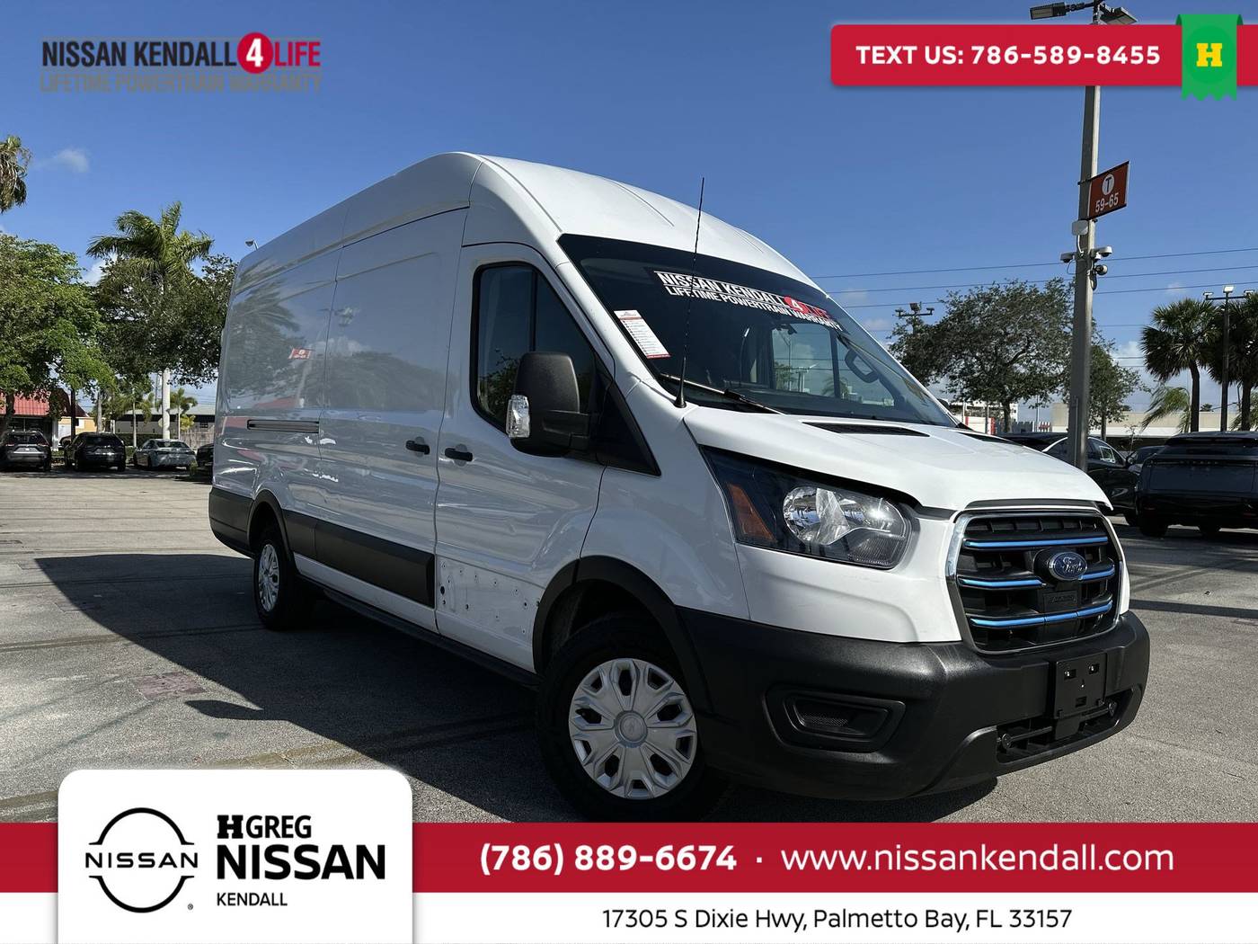 2022 Ford E-Transit Cargo Van T-350 — Cargo Van — 15,040 mi — Palmetto Bay, FL