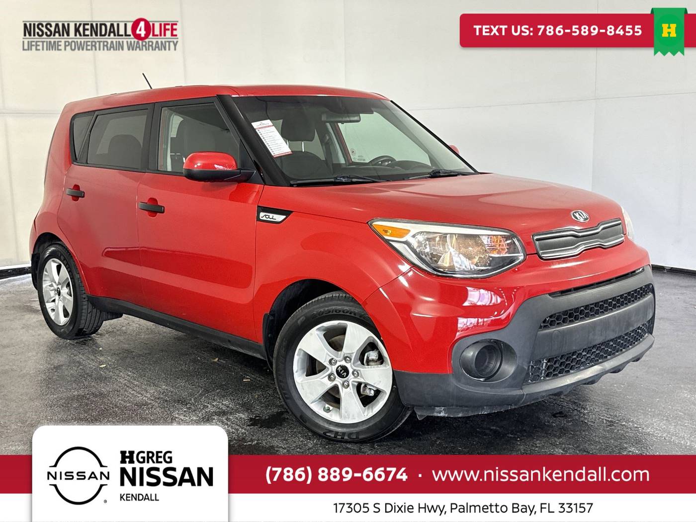 2019 Kia Soul Base — Hatchback — 66,312 mi — Palmetto Bay, FL
