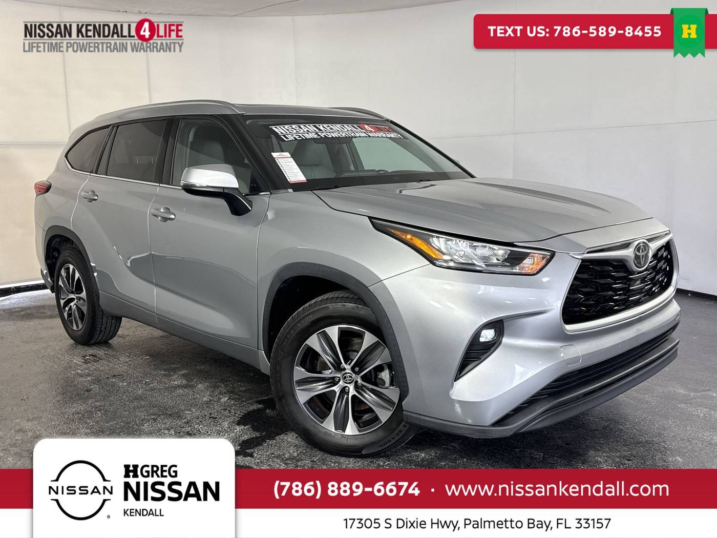 2020 Toyota Highlander XLE — SUV — 95,323 mi — Palmetto Bay, FL