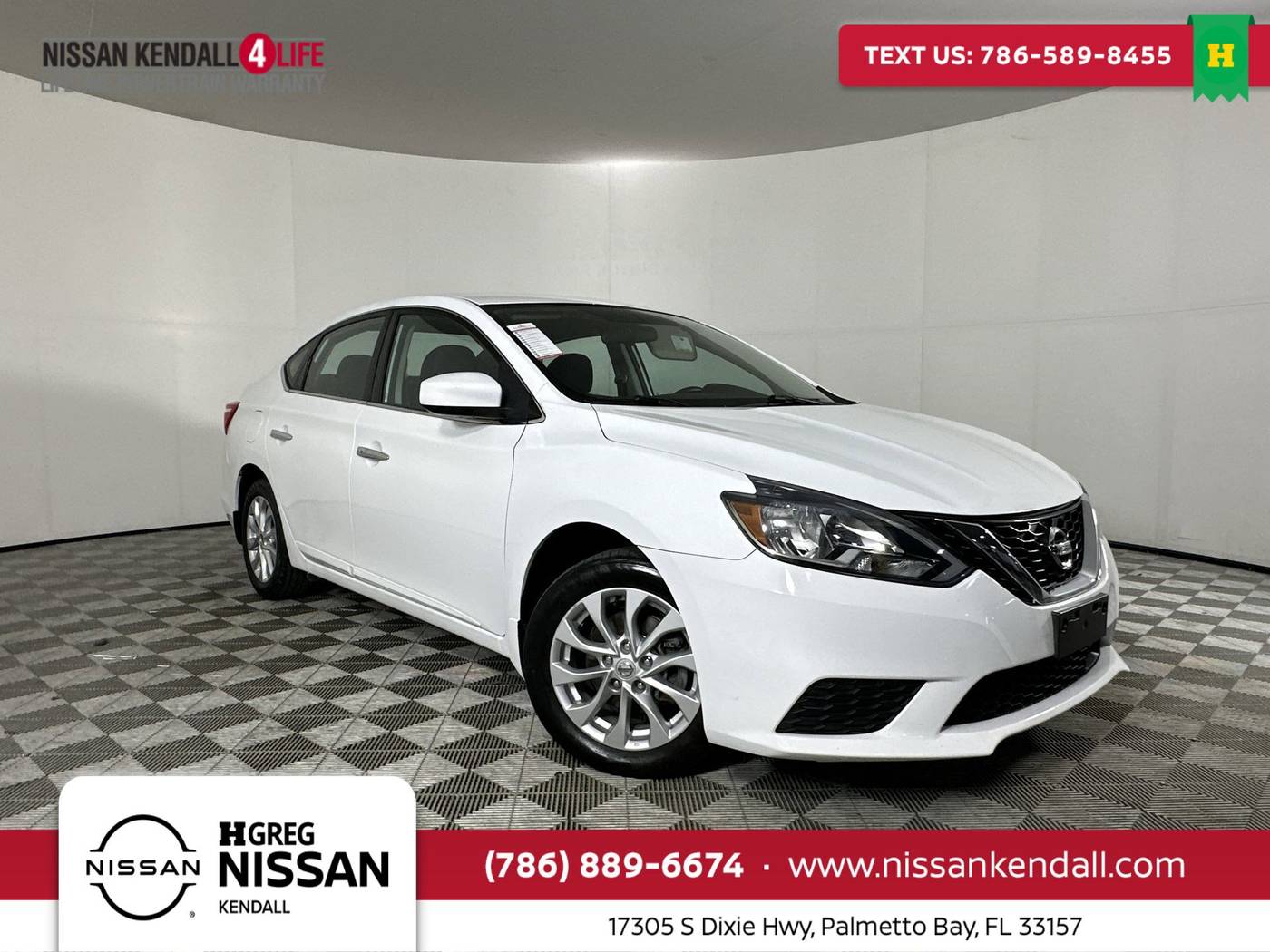 2018 Nissan Sentra SV — Sedan — 59,541 mi — Palmetto Bay, FL