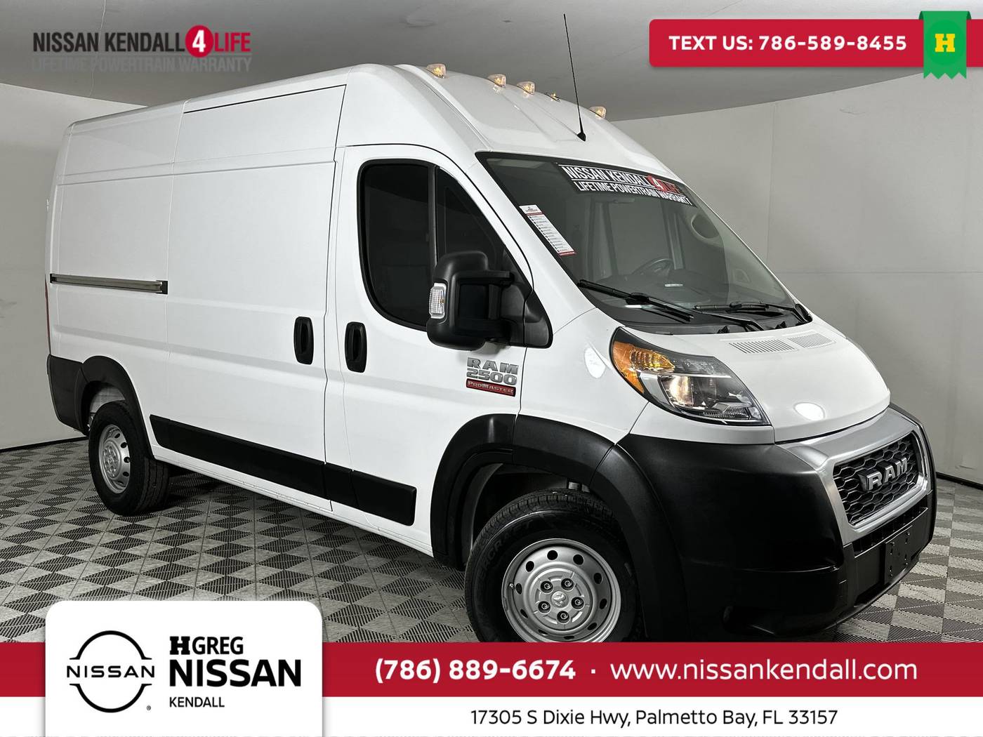2021 Ram ProMaster Cargo Van 2500 — Cargo Van — 70,278 mi — Palmetto Bay, FL