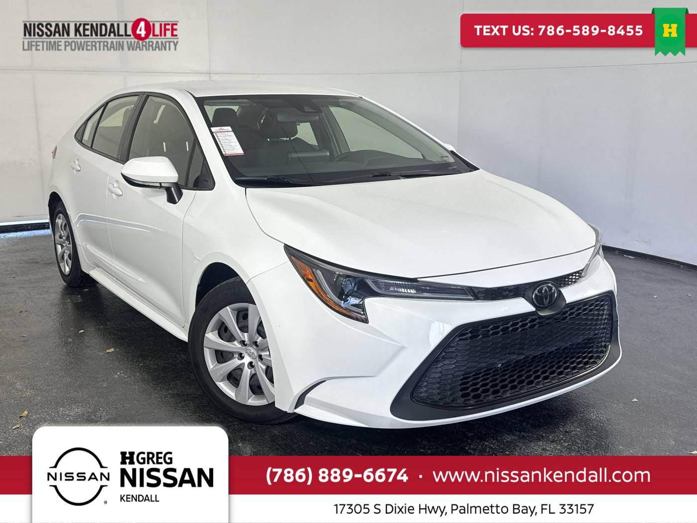 2022 Toyota Corolla LE — Sedan — 22,050 mi — Palmetto Bay, FL