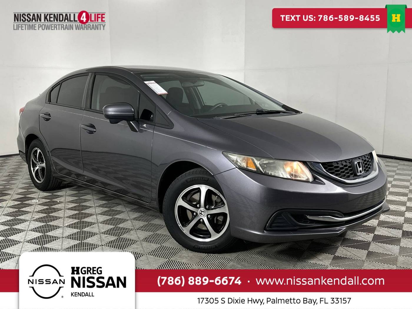 2015 Honda Civic SE — Sedan — 82,360 mi — Palmetto Bay, FL