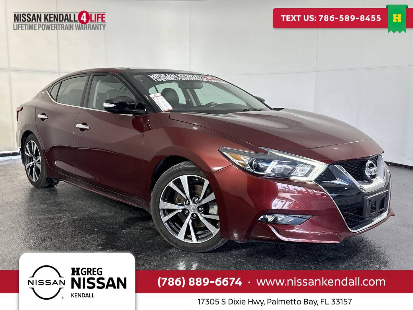 2017 Nissan Maxima Platinum — Sedan — 61,697 mi — Palmetto Bay, FL