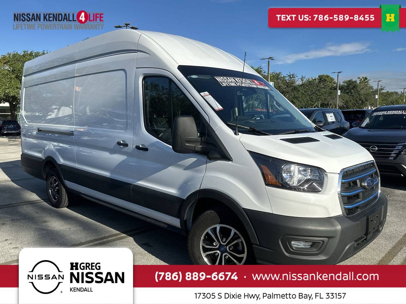 2023 Ford E-Transit Cargo Van E-Transit Cargo Van — Cargo Van — 5,620 mi — Palmetto Bay, FL