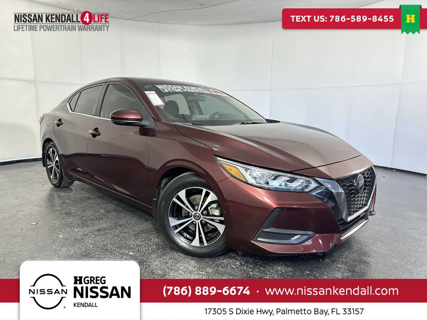 2020 Nissan Sentra SV — Sedan — 38,075 mi — Palmetto Bay, FL