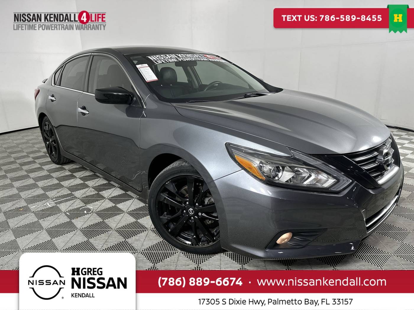 2018 Nissan Altima 2.5 SR — Sedan — 86,387 mi — Palmetto Bay, FL