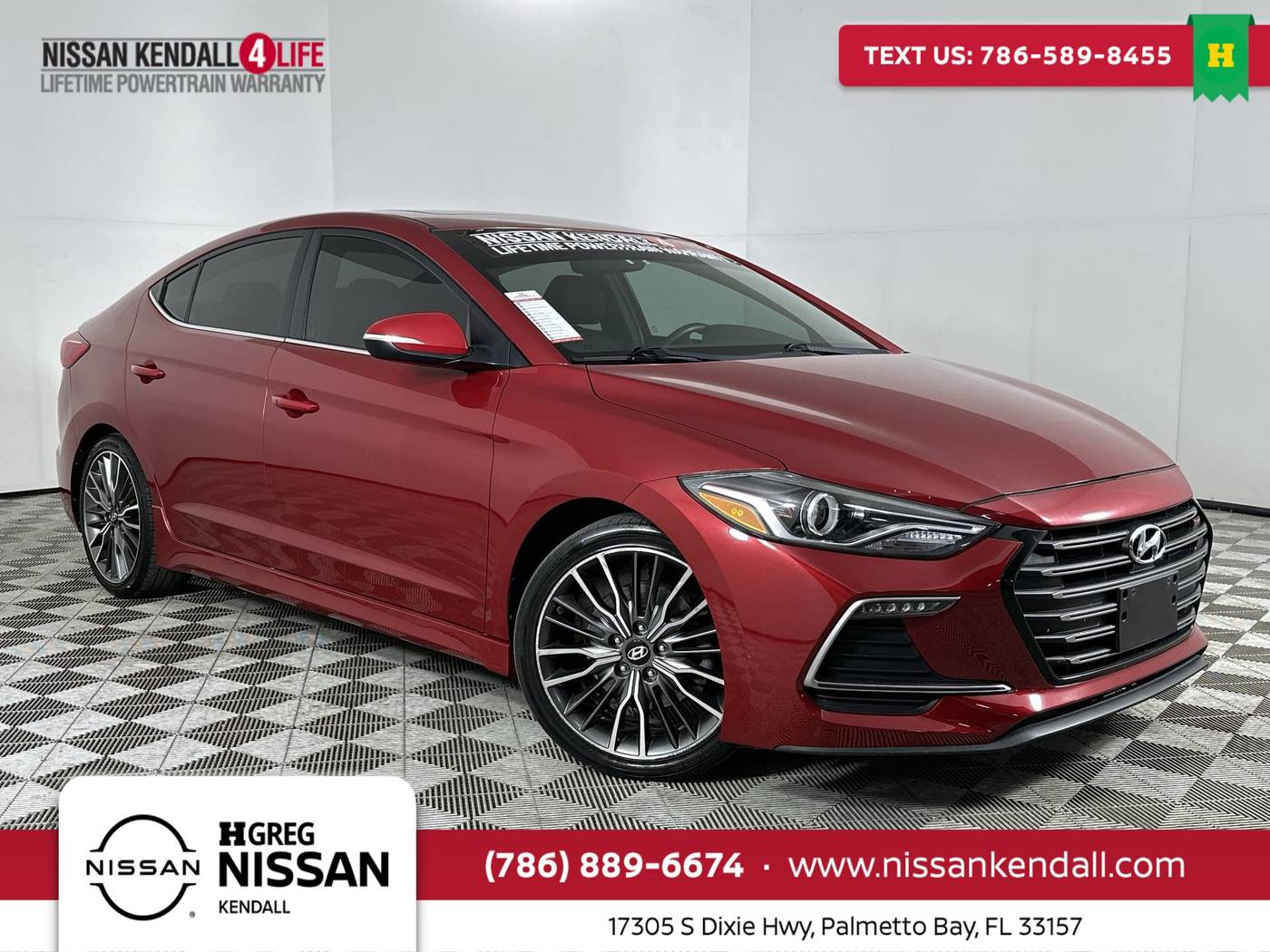 2017 Hyundai Elantra Sport — Sedan — 70,042 mi — Palmetto Bay, FL