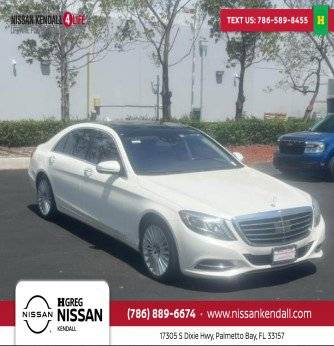 2015 Mercedes-Benz S-Class S 550 — Sedan — 87,792 mi — Palmetto Bay, FL