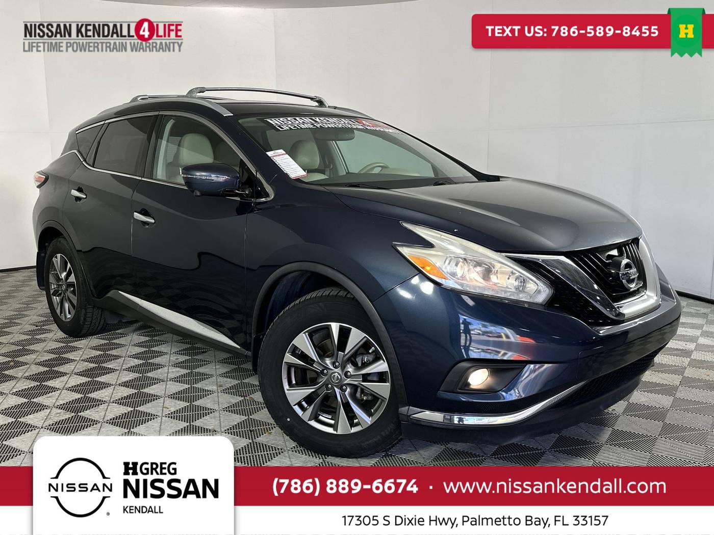 2017 Nissan Murano SL — SUV — 69,877 mi — Palmetto Bay, FL