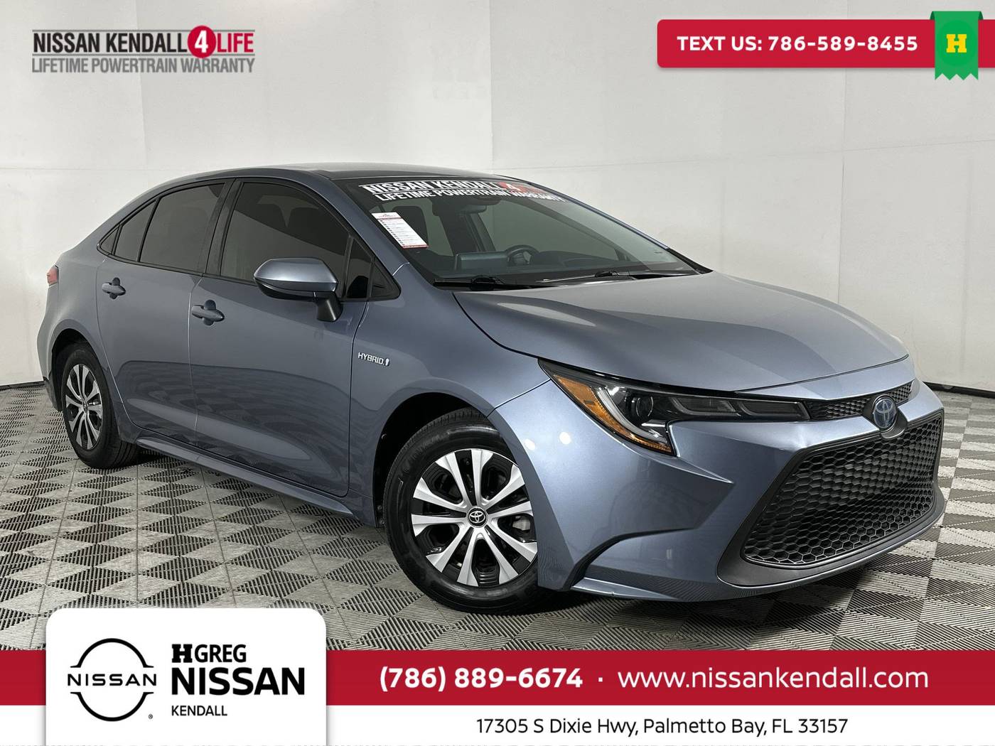 2021 Toyota Corolla Hybrid LE — Sedan — 53,538 mi — Palmetto Bay, FL