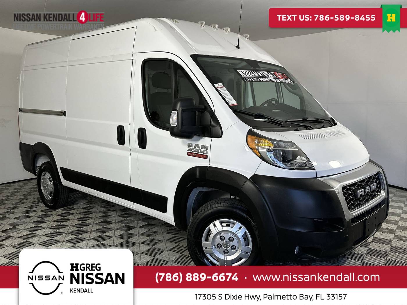 2021 Ram ProMaster Cargo Van 3500 — Cargo Van — 72,264 mi — Palmetto Bay, FL