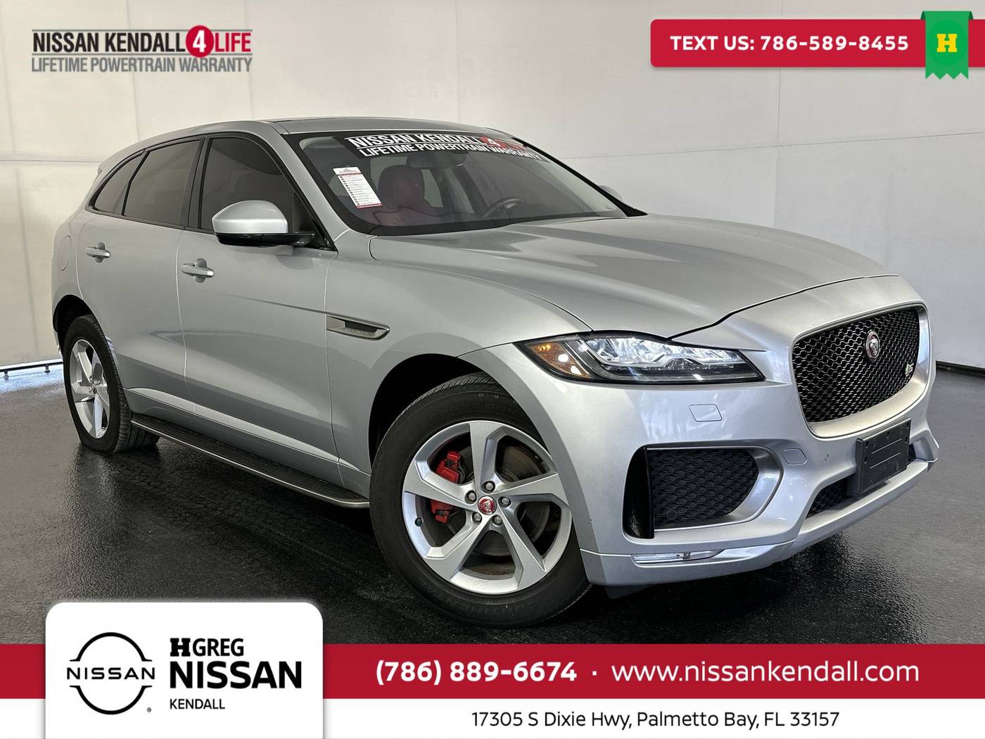 2017 Jaguar F-PACE S — SUV — 75,774 mi — Palmetto Bay, FL