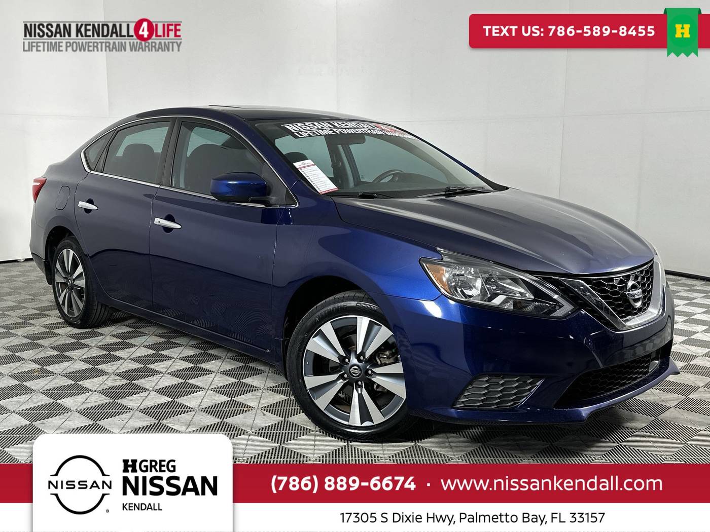 2019 Nissan Sentra SV — Sedan — 59,400 mi — Palmetto Bay, FL