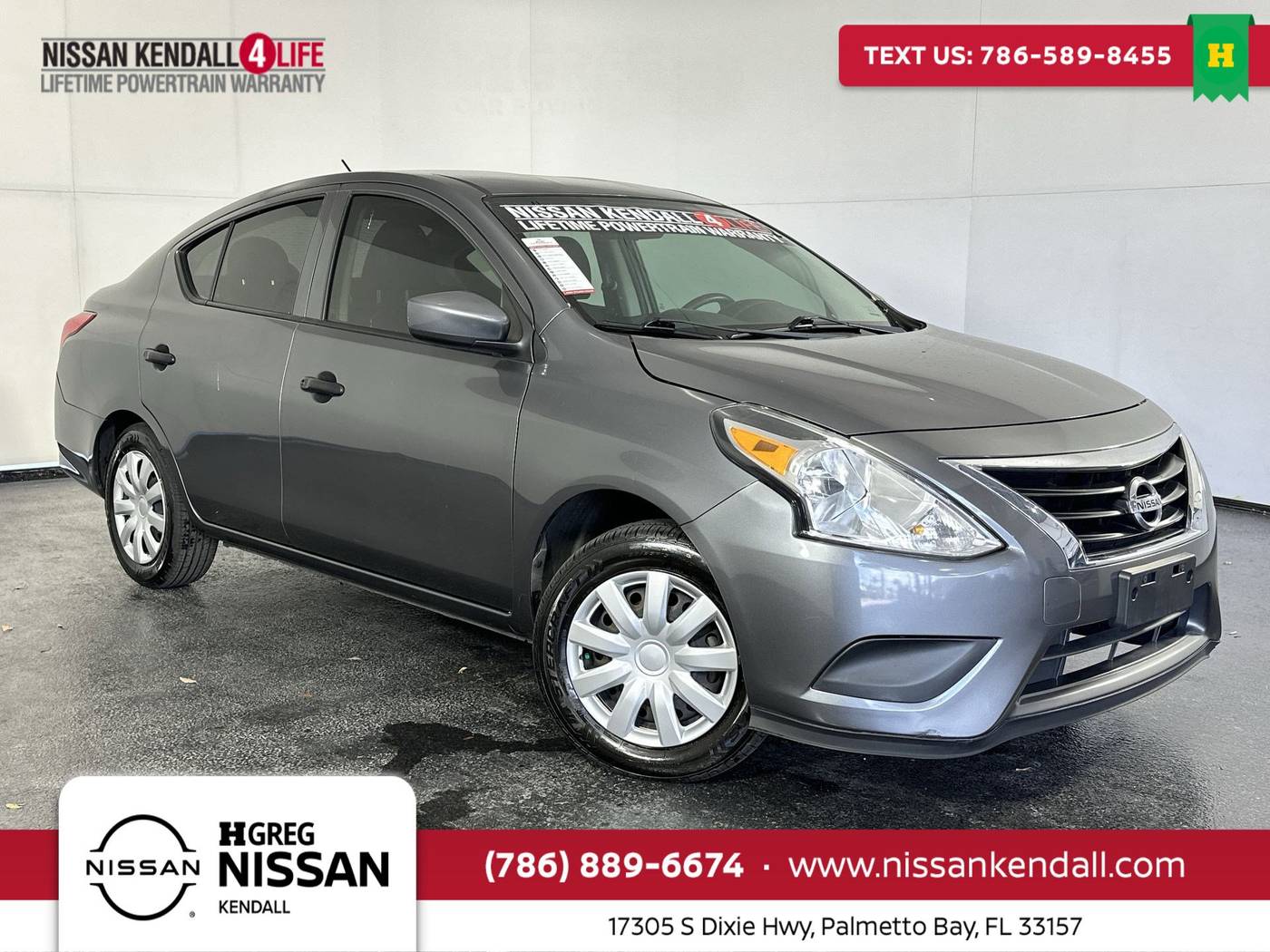 2019 Nissan Versa S — Sedan — 82,380 mi — Palmetto Bay, FL